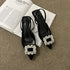 2022 New Fashion Rhinestones Sequined Banquet Designer Heels